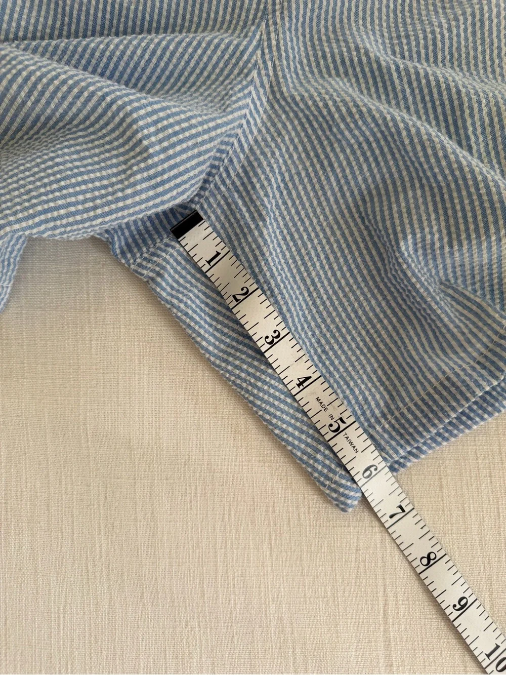 Men’s Calzedonia Striped Swimming Trunks Formentera 32 waist medium seersucker
